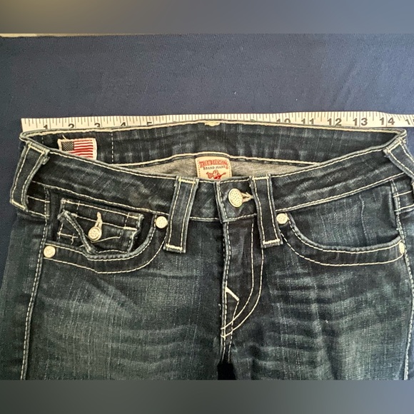 True Religion Jeans - Women’s Blue Denim, Straight Leg Jeans. Size 27. - Picture 3 of 12